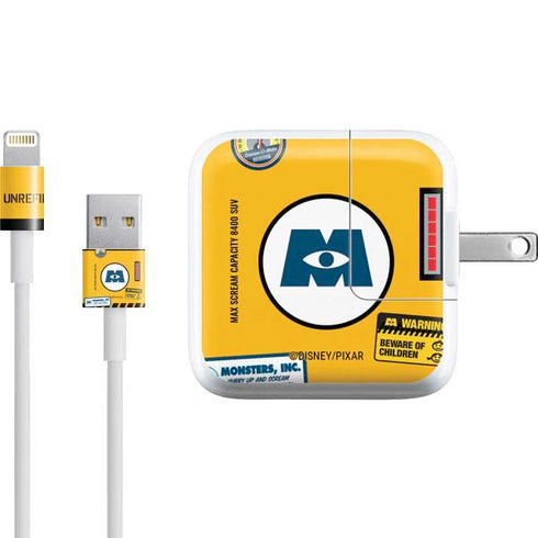 Disney Monsters Inc. Scream Canister iPad Charger (10W USB) Skin