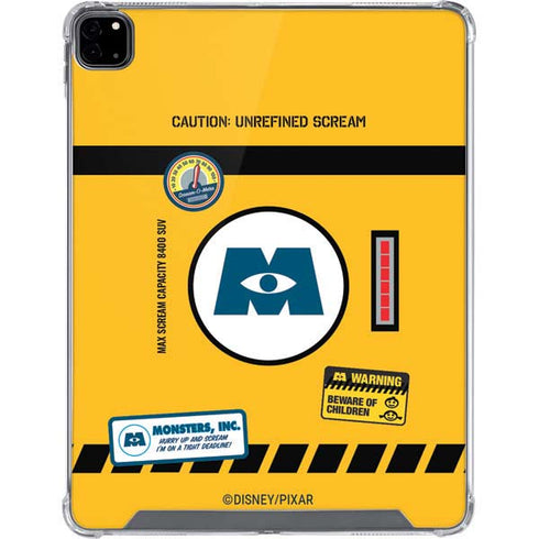 Disney Monsters Inc. Scream Canister iPad Pro 12.9in (2020) Clear Case
