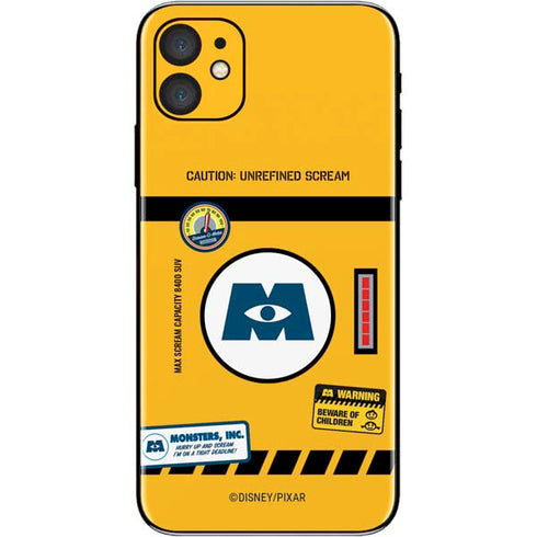 Disney Monsters Inc. Scream Canister iPhone 11 Skin