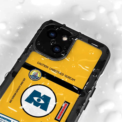 Disney Monsters Inc. Scream Canister iPhone 13 Mini Waterproof Case