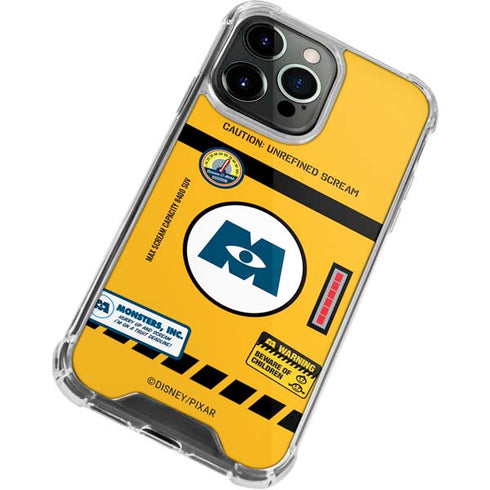 Disney Monsters Inc. Scream Canister iPhone 13 Pro Max Clear Case