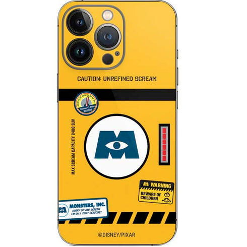Disney Monsters Inc. Scream Canister iPhone 13 Pro Skin