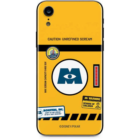 Disney Monsters Inc. Scream Canister iPhone XR Skin