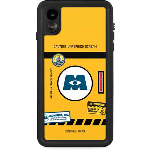 Disney Monsters Inc. Scream Canister iPhone XR Waterproof Case