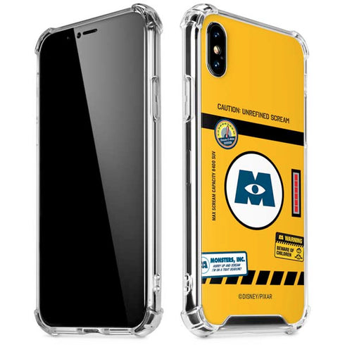 Disney Monsters Inc. Scream Canister iPhone XS Max Clear Case
