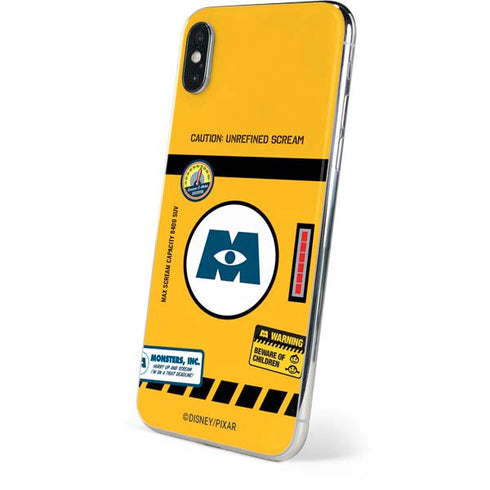 Disney Monsters Inc. Scream Canister iPhone XS Skin