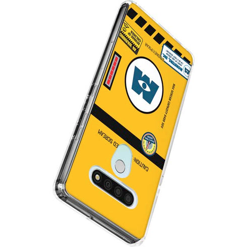 Disney Monsters Inc. Scream Canister LG Stylo 6 Clear Case