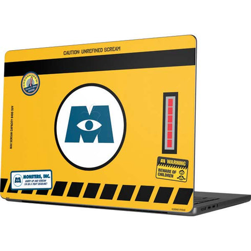 Disney Monsters Inc. Scream Canister MacBook Pro 14in (2021-24) Skin