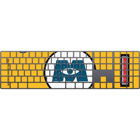 Disney Monsters Inc. Scream Canister Magic Keyboard with Numeric Keypad Skin