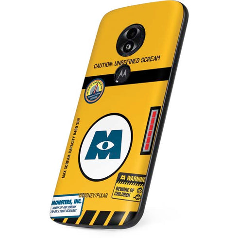 Disney Monsters Inc. Scream Canister Moto E5 Play Skin