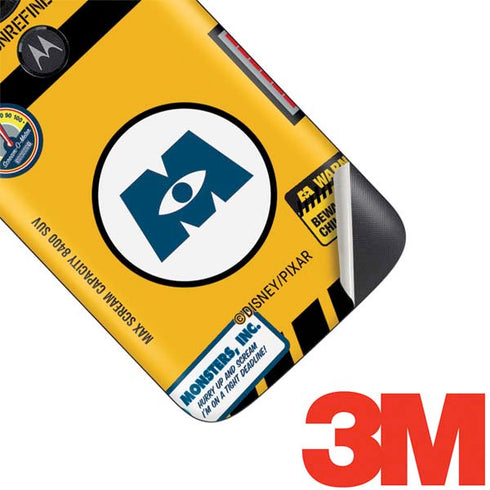 Disney Monsters Inc. Scream Canister Moto E5 Play Skin