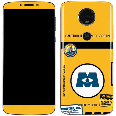 Disney Monsters Inc. Scream Canister Moto E5 Plus Skin