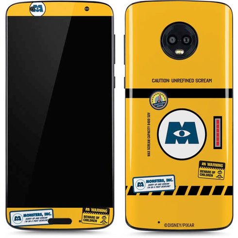Disney Monsters Inc. Scream Canister Moto G6 Skin