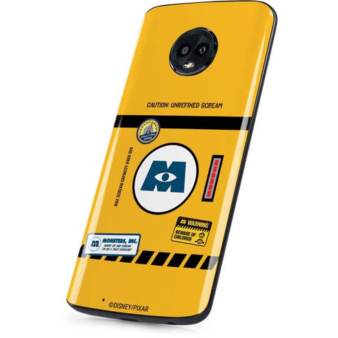 Disney Monsters Inc. Scream Canister Moto G6 Skin