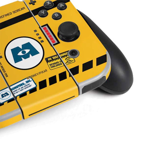 Disney Monsters Inc. Scream Canister Nintendo Switch OLED (2021) Skin