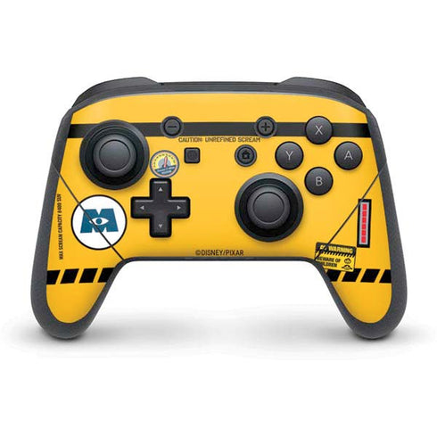 Disney Monsters Inc. Scream Canister Nintendo Switch Pro Controller Skin