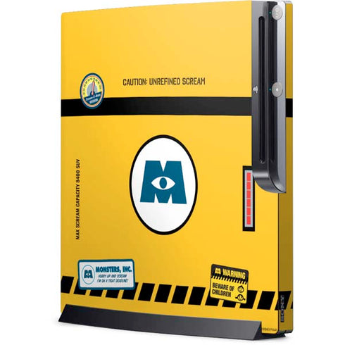 Disney Monsters Inc. Scream Canister Playstation 3 & PS3 Slim Skin