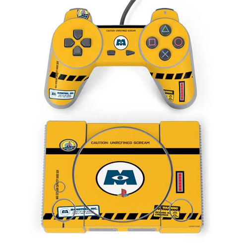 Disney Monsters Inc. Scream Canister PlayStation Classic Bundle Skin