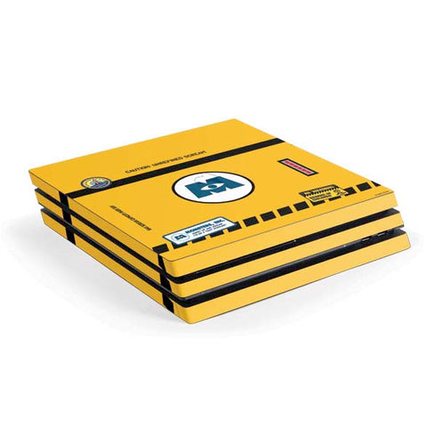 Disney Monsters Inc. Scream Canister PS4 Pro Console Skin