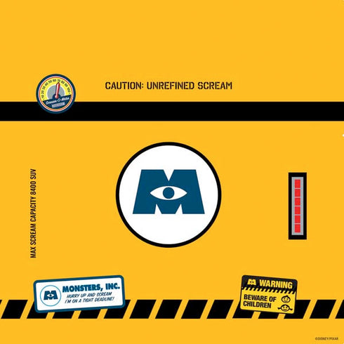 Disney Monsters Inc. Scream Canister PS4 Pro Console Skin