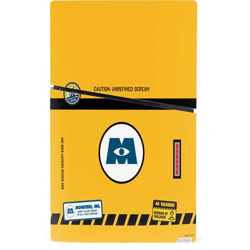 Disney Monsters Inc. Scream Canister PS5 Slim Digital Edition Bundle Skin