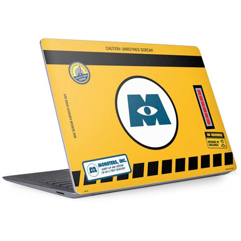 Disney Monsters Inc. Scream Canister Surface Laptop 3 13.5in Skin