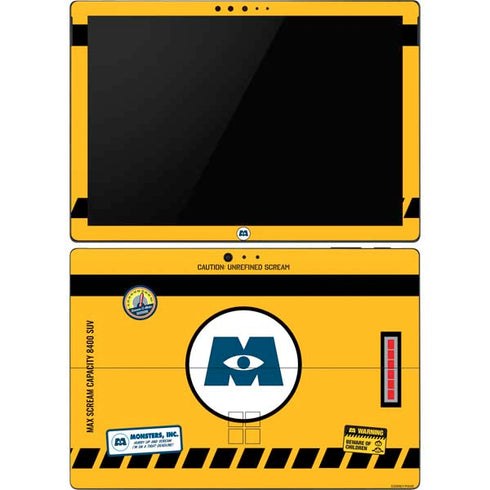Disney Monsters Inc. Scream Canister Surface Pro 6 Skin
