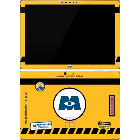 Disney Monsters Inc. Scream Canister Surface Pro 7 Skin