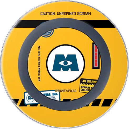Disney Monsters Inc. Scream Canister Wireless Charger Skin