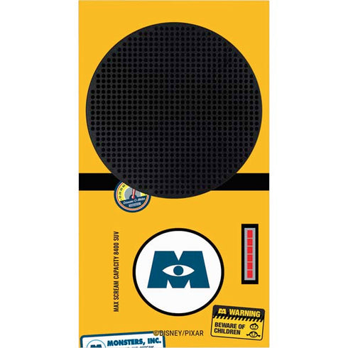 Disney Monsters Inc. Scream Canister Xbox Series S Console Skin