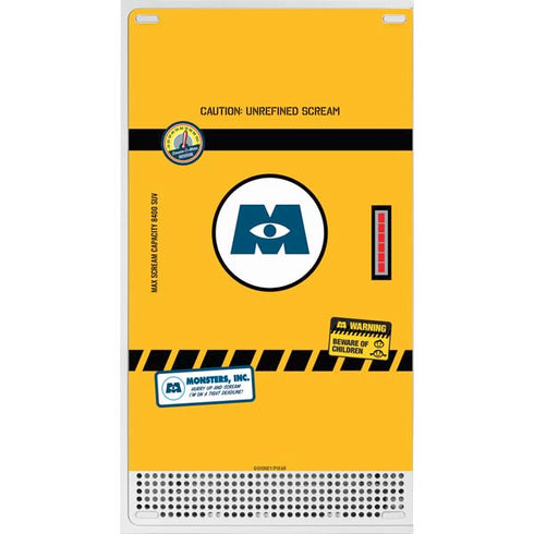Disney Monsters Inc. Scream Canister Xbox Series S Console Skin