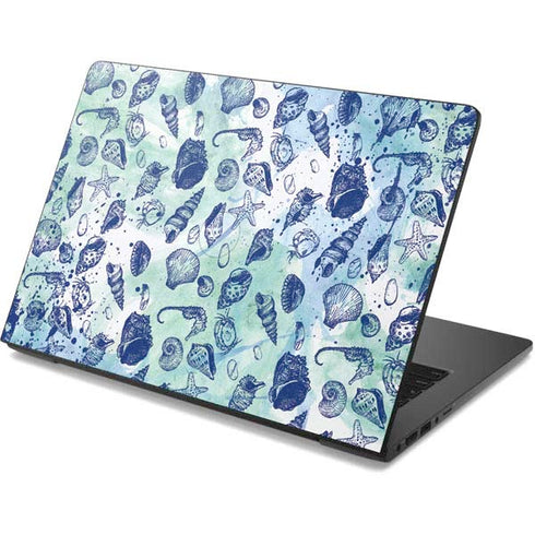 Sea Shell Variety Dell Chromebook Skin