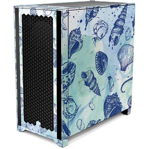 Sea Shell Variety Corsair 4000D Tempered Glass Mid-Tower ATX Case Skin