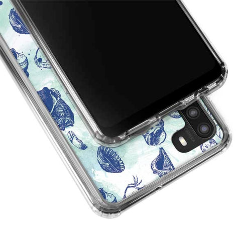 Sea Shell Variety Galaxy A21 Clear Case