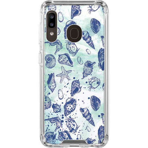 Sea Shell Variety Galaxy A30 Clear Case