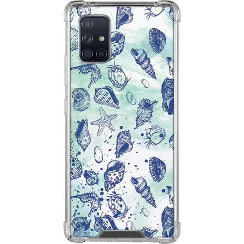 Sea Shell Variety Galaxy A71 5G Clear Case