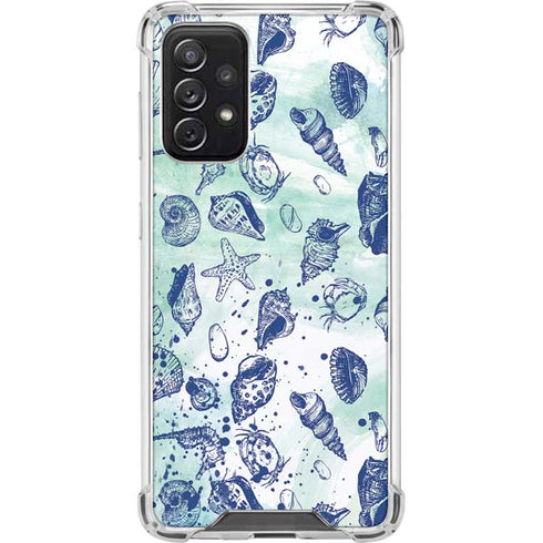 Sea Shell Variety Galaxy A72 5G Clear Case
