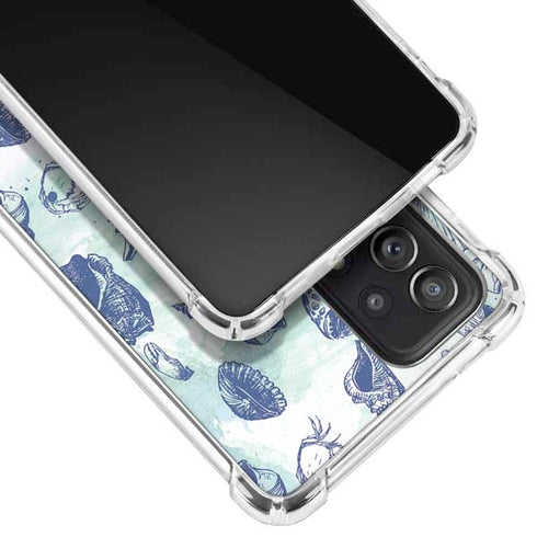 Sea Shell Variety Galaxy A72 5G Clear Case