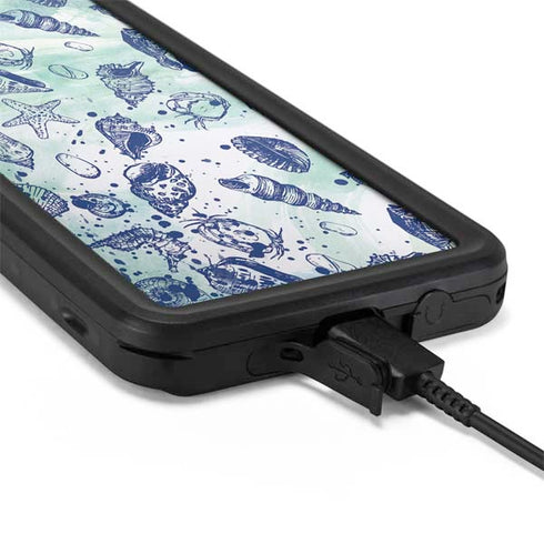 Sea Shell Variety Galaxy S20 Waterproof Case