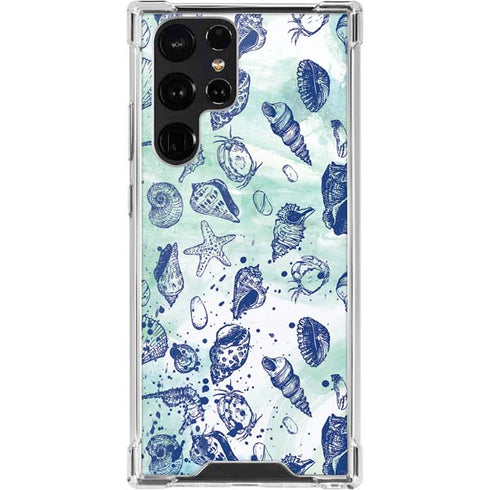 Sea Shell Variety Galaxy S22 Ultra Clear Case