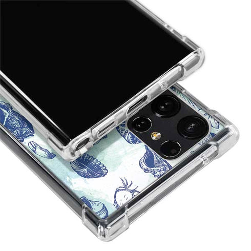 Sea Shell Variety Galaxy S22 Ultra Clear Case