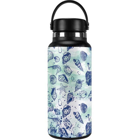 Sea Shell Variety Hydro Flask 32oz Wide Mouth Skin