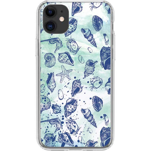Sea Shell Variety iPhone 11 Clear Case