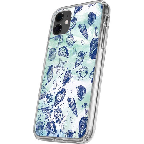 Sea Shell Variety iPhone 11 Clear Case