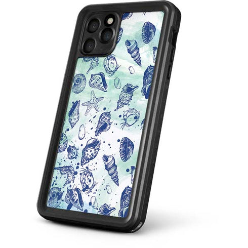 Sea Shell Variety iPhone 11 Pro Max Waterproof Case