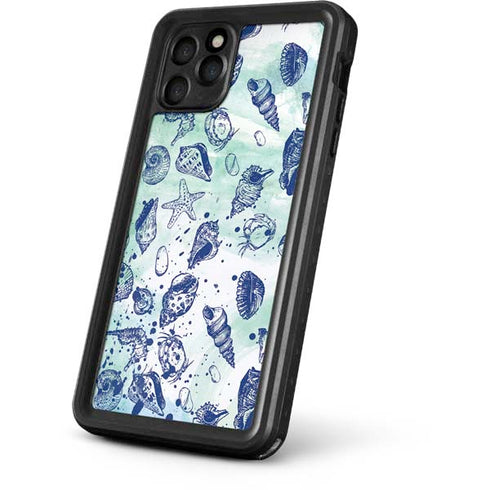 Sea Shell Variety iPhone 11 Pro Waterproof Case