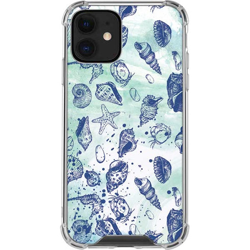 Sea Shell Variety iPhone 12 Mini Clear Case