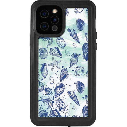Sea Shell Variety iPhone 12 Pro Waterproof Case