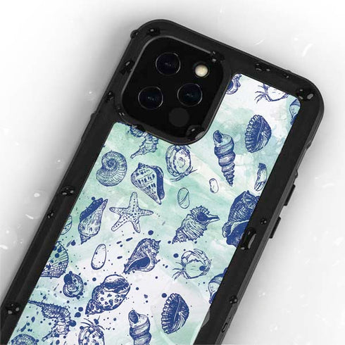 Sea Shell Variety iPhone 12 Pro Waterproof Case