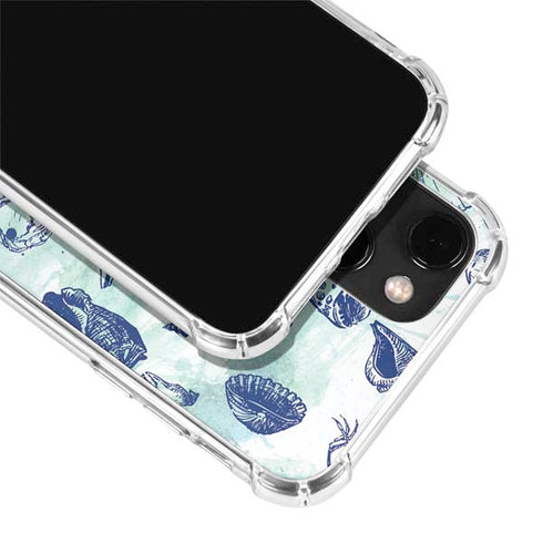 Sea Shell Variety iPhone 13 Mini Clear Case